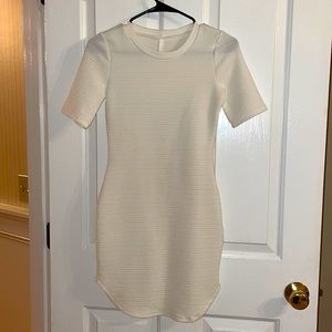 White size small mini dress